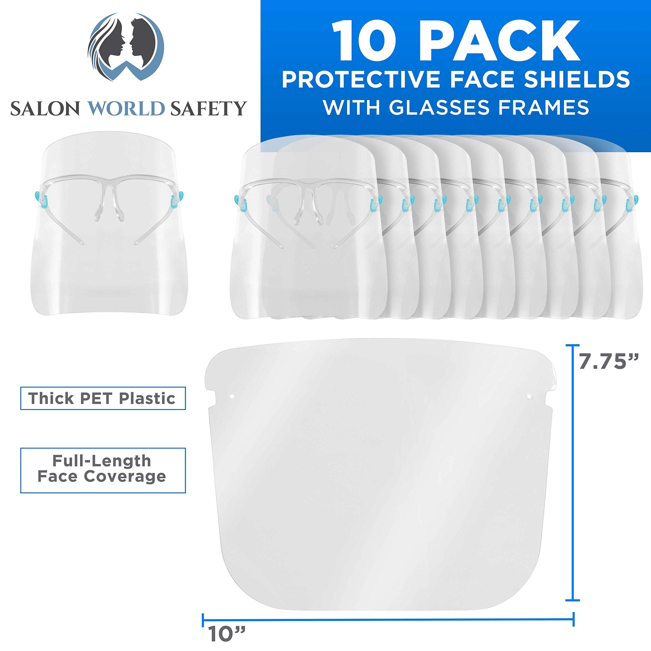 TCP Global shield side view shows extended coverage around eyes and mouth.