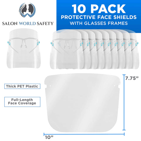 TCP Global shield side view shows extended coverage around eyes and mouth.