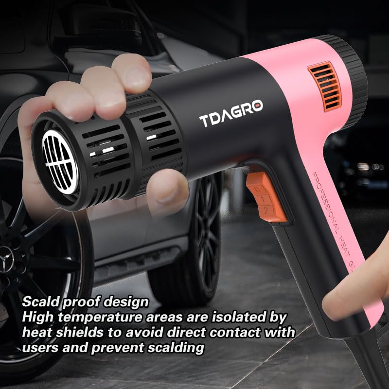TDAGRO heat gun delivers precise heat for resin-wrapping and crafts.