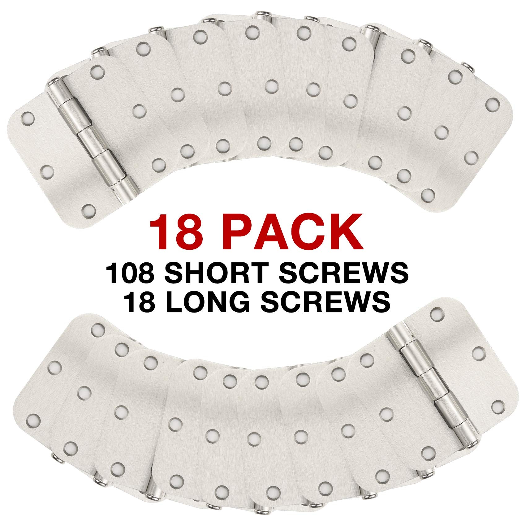 TDCHINGES 5/8 radius corners enhance door alignment and swinging action.