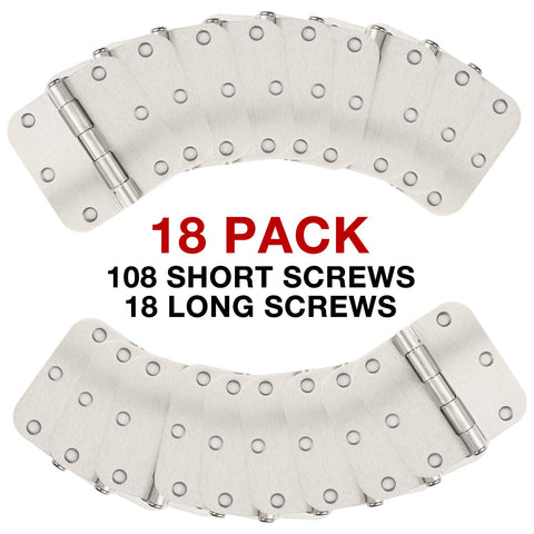 TDCHINGES 5/8 radius corners enhance door alignment and swinging action.