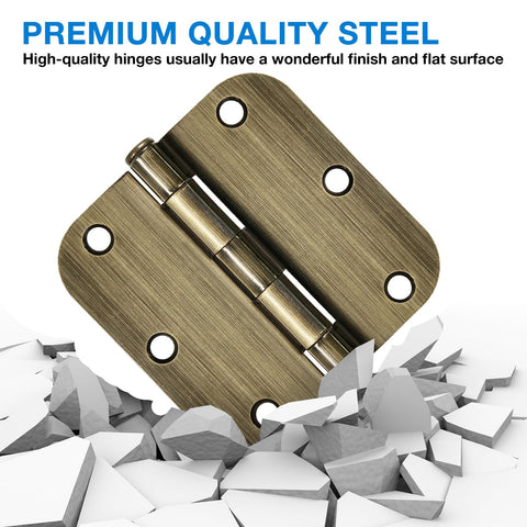 TDCHINGES flat mortise hinge 3.5 inch versatile for home, hotel, or office.