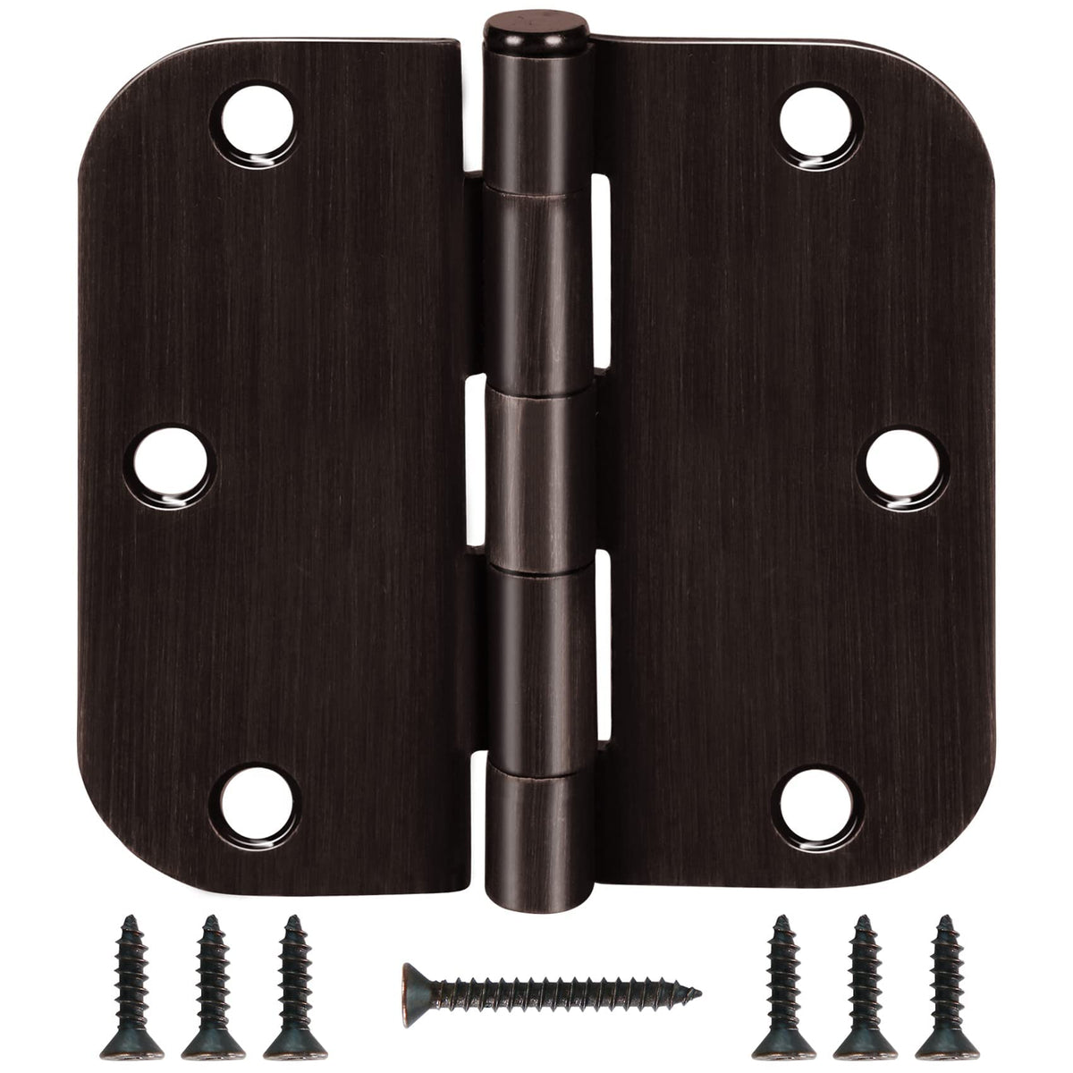 TDCHINGES front-door hinge with round corners for smooth interior operation