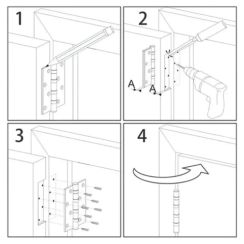 TDCHINGES versatile hinges suitable for doors, cabinets, and wardrobes