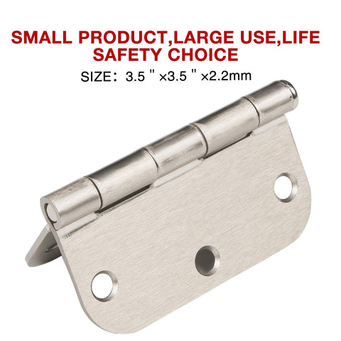 TDCHINGES plain bearing hinge enables quiet, reliable interior door movement.