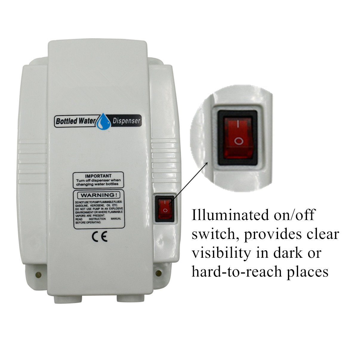 Quiet operation from the TDRFORCE system with rubber feet reduces kitchen noise.