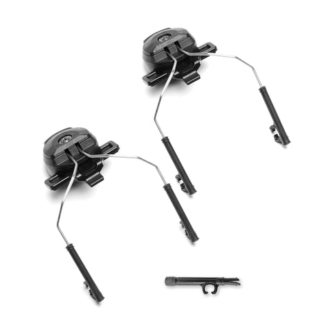 Team Wendy EXFIL Peltor Quick Release Adapter enabling rapid donning and doffing.
