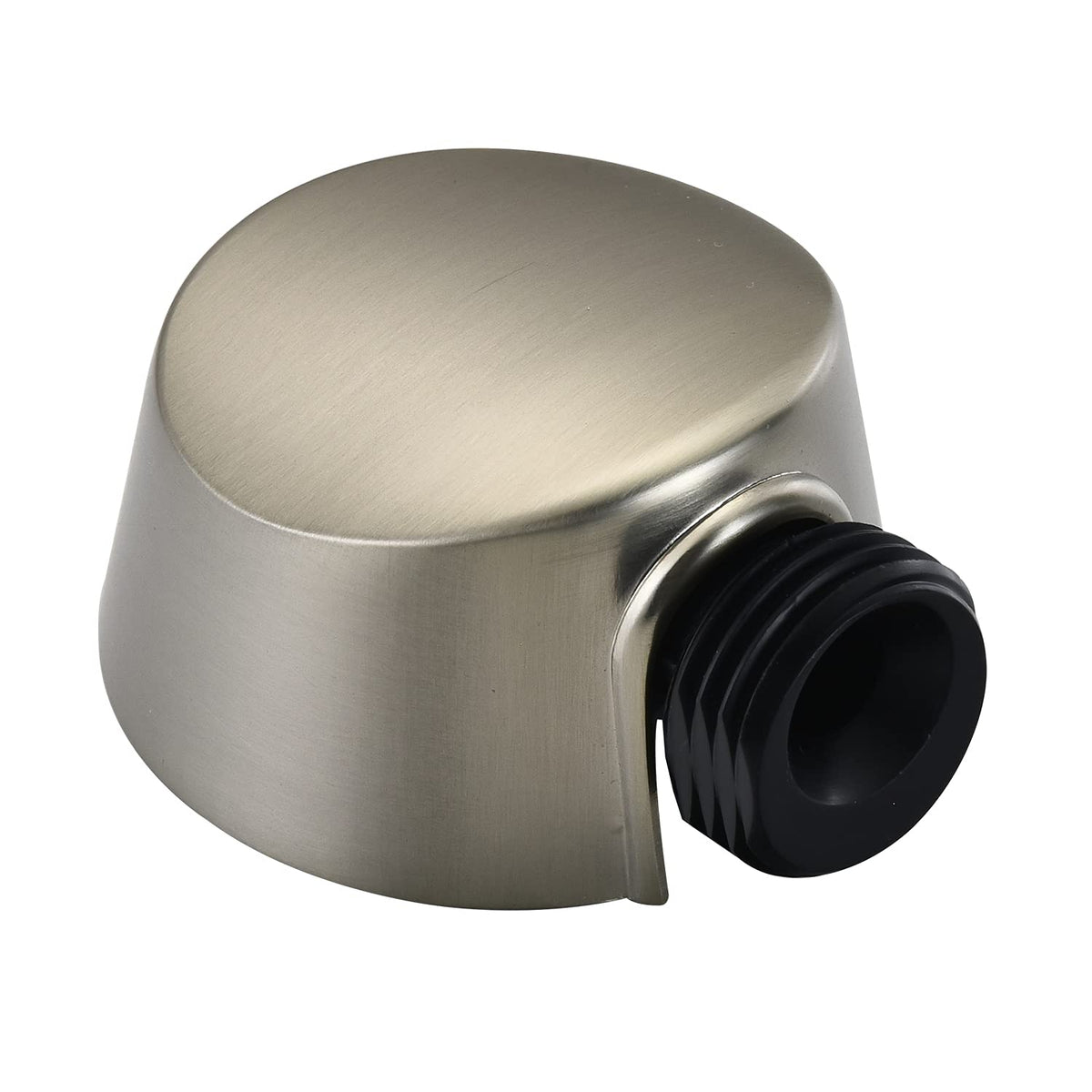 Tearel A725BN round drop ell Moen connector with brushed nickel finish for durability.