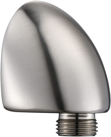 Tearel Brilliance stainless 90-degree wall elbow enables flexible wall-mounted shower setup.