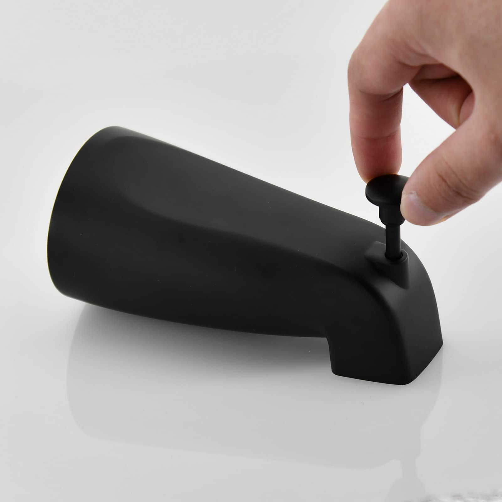 Tearel diverter action included for smooth transition between tub and shower
