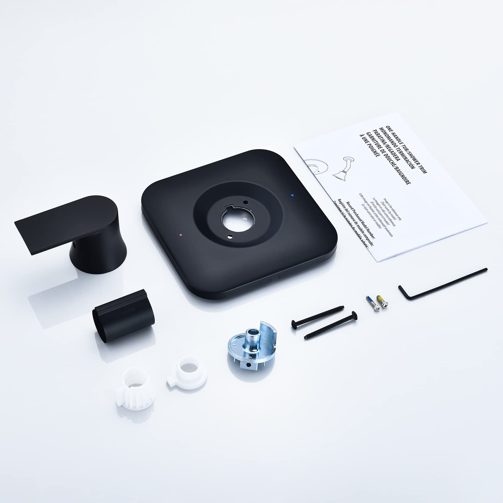 Tearel installation step-focused image demonstrates trim kit setup.