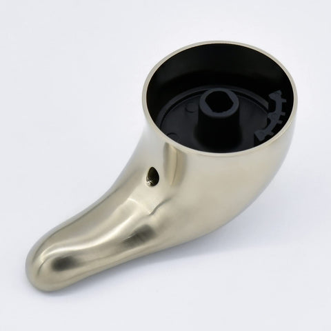 Durable metal lever handle with easy installation and finish