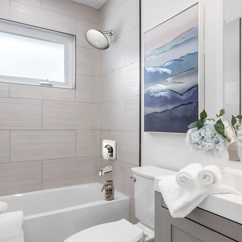 Tearel Moen T2471BN Genta LX trim installed on Moen valves