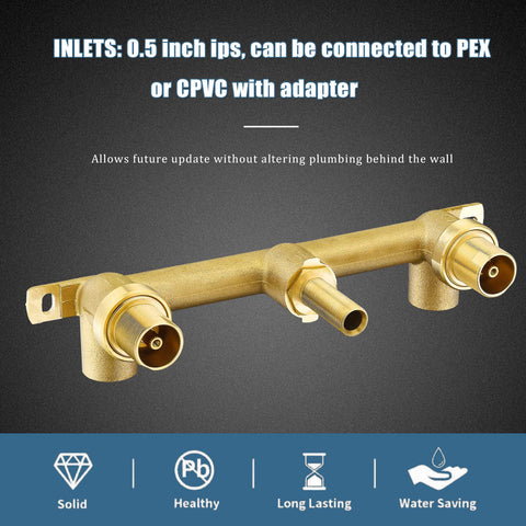 Tearel R3500-WL valve shown for wall-mount installation use