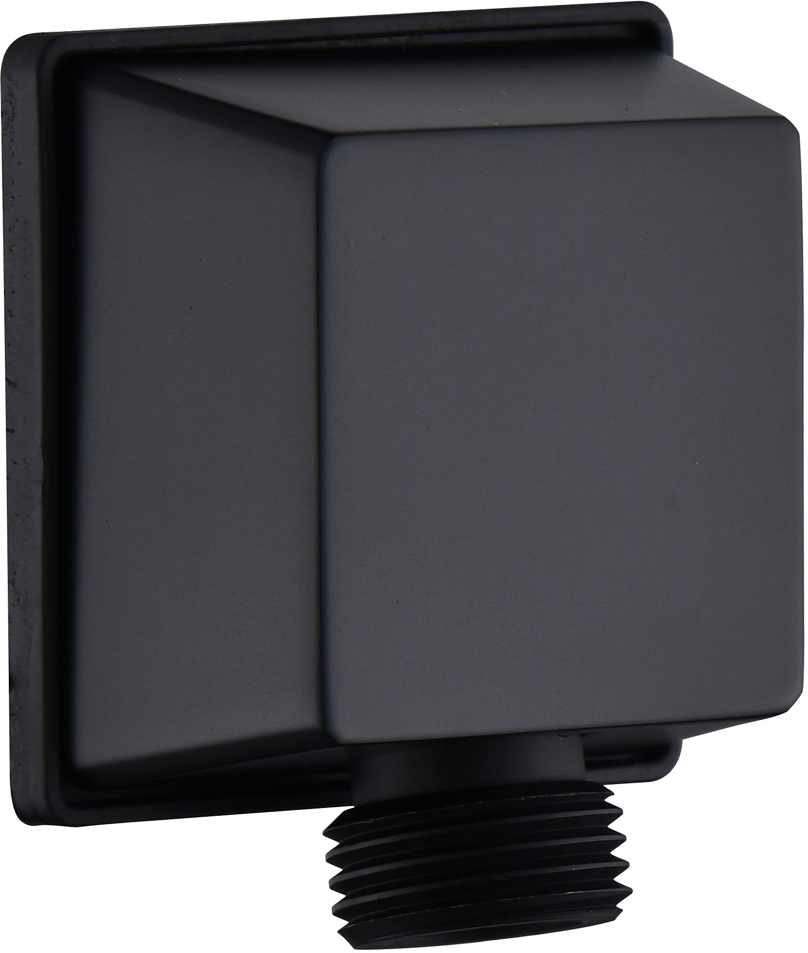 Tearel square wall elbow in matte black finish for a sleek bathroom upgrade