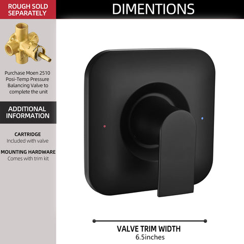 Tearel trim kit includes mounting hardware for straightforward installation.