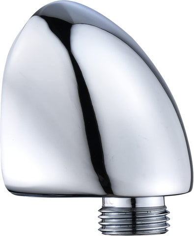 Tearel wall-mount elbow 90-degree chrome enables flexible installation for handheld showers.