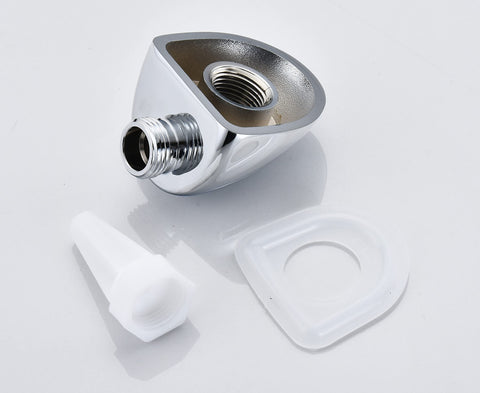 Tearel wall-mount elbow chrome finish keeps baths looking timeless and tidy.