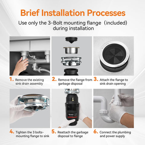 TECASA Taskmaid includes preinstalled power cord and drain kit for quick installation.