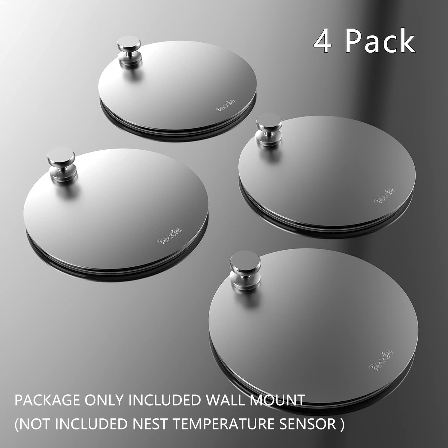 Teccle Nest wall mount with sticky installation on smooth surface.