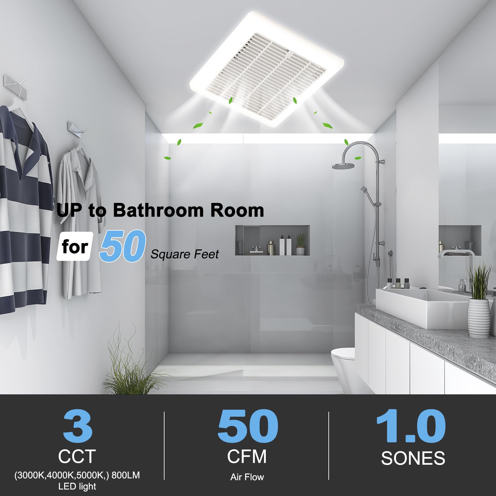 Tech Drive 800lm LED light with color temperature options for mood and task lighting.