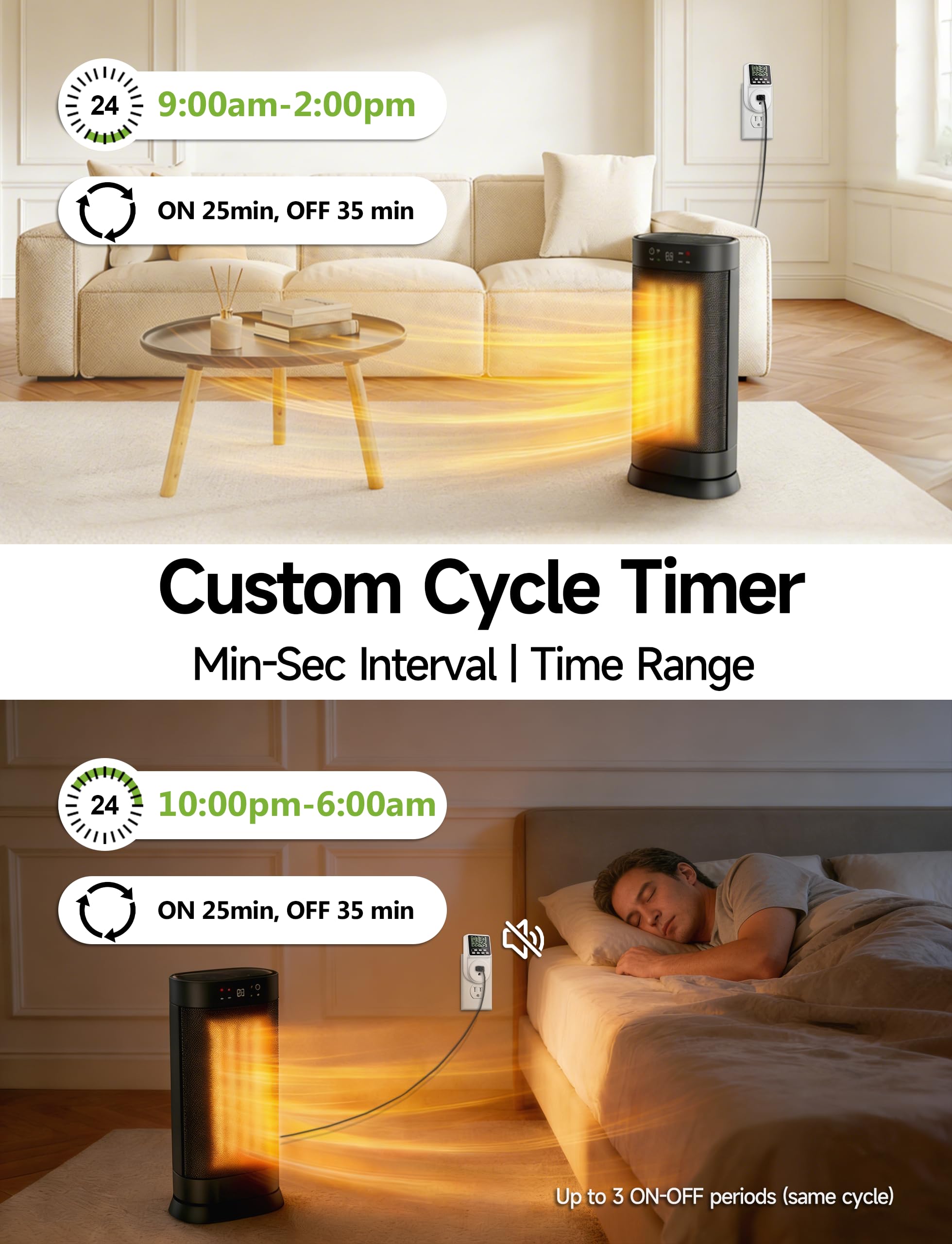 Techbee 2-pack packaging highlights value and room-to-room convenience.