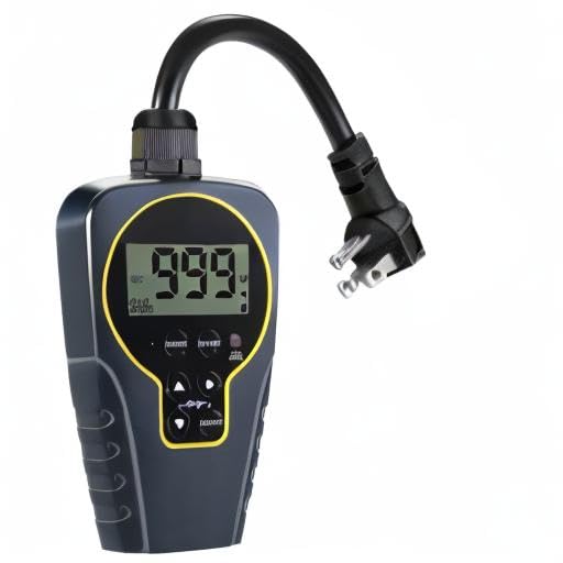 Techbee easy wall-mount timer plug for versatile use.