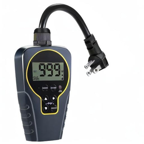 Techbee easy wall-mount timer plug for versatile use.