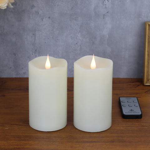 TECHLONG flameless candles with 3D moving wick for realistic flicker