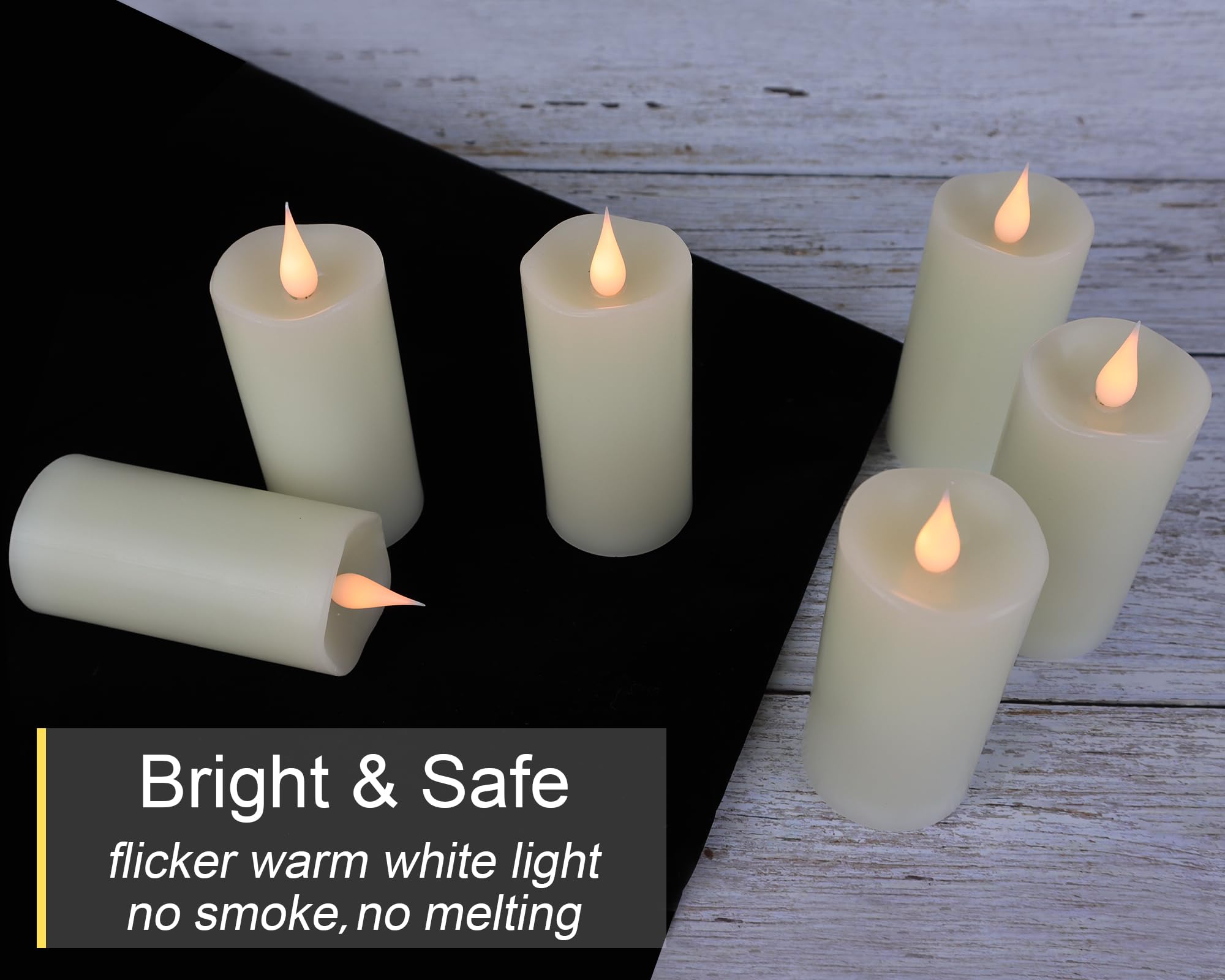TechLong LED candle offers 300+ hours of warm glow on continuous use.