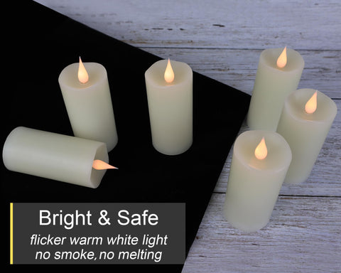 TechLong LED candle offers 300+ hours of warm glow on continuous use.