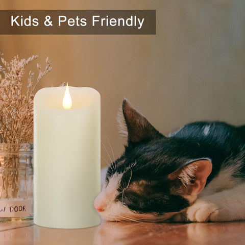 TECHLONG remote ready candle can be controlled from distance for convenience