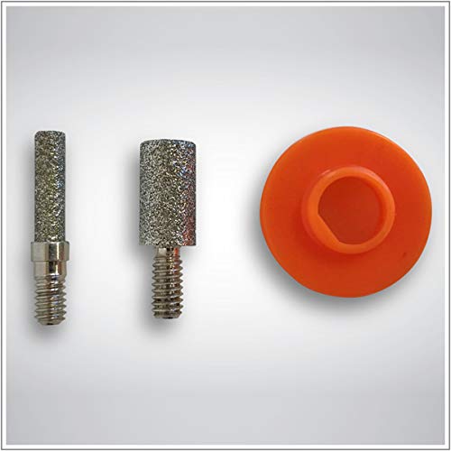 Techniglass Grinder Mini G bit set with shaft seal, compatible with Glastar grinders.