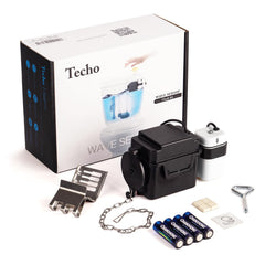 TECHO touchless flush kit front view showing easy upgrade potential.