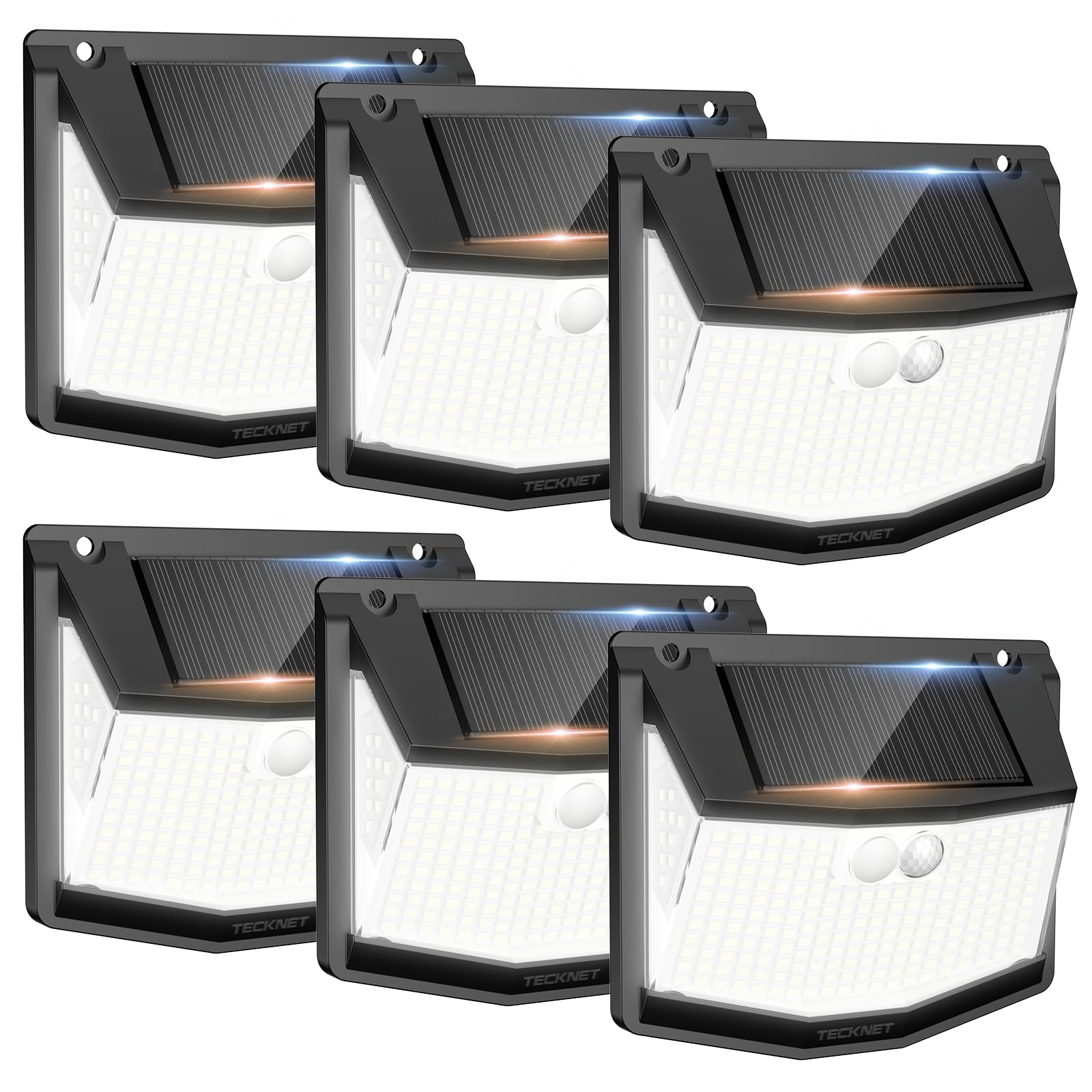 TECKNET 248-LED outdoor light panel provides broad-area illumination.
