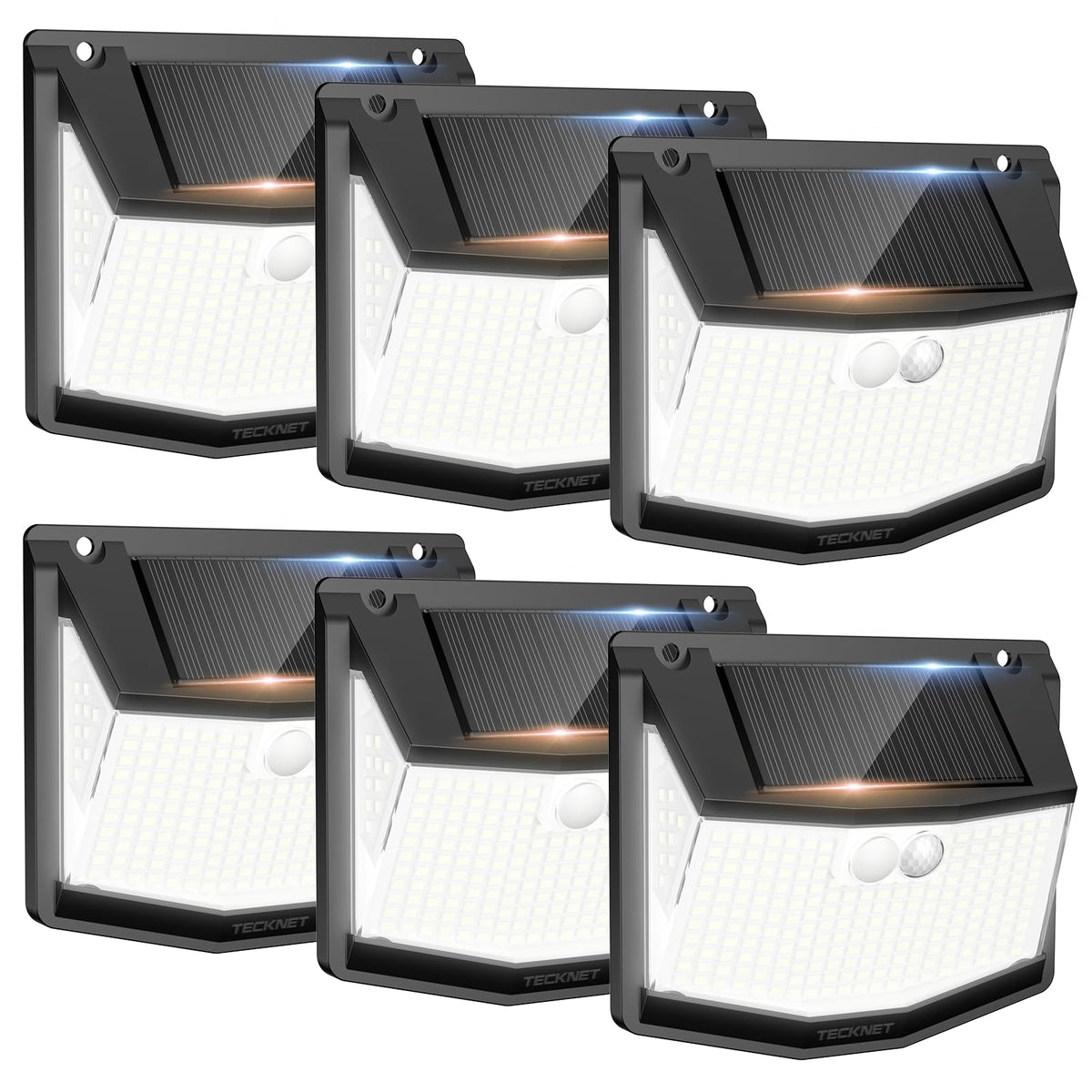 TECKNET 248-LED outdoor light panel provides broad-area illumination.