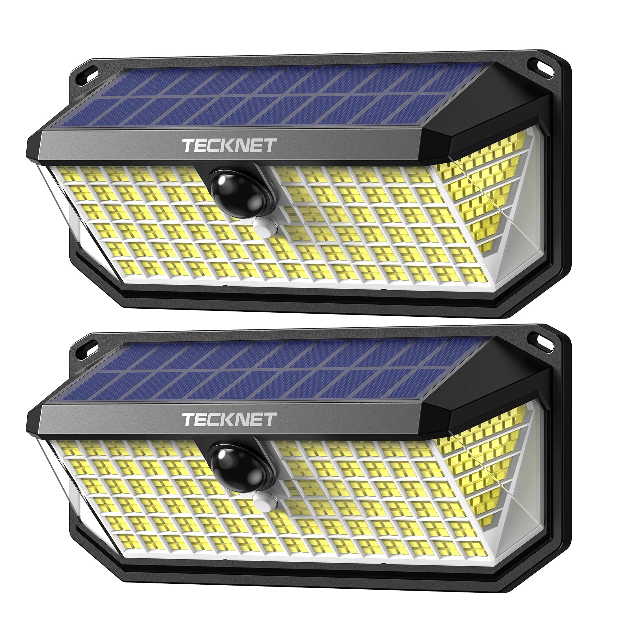 TECKNET 416-LED panel delivers bright outdoor illumination.