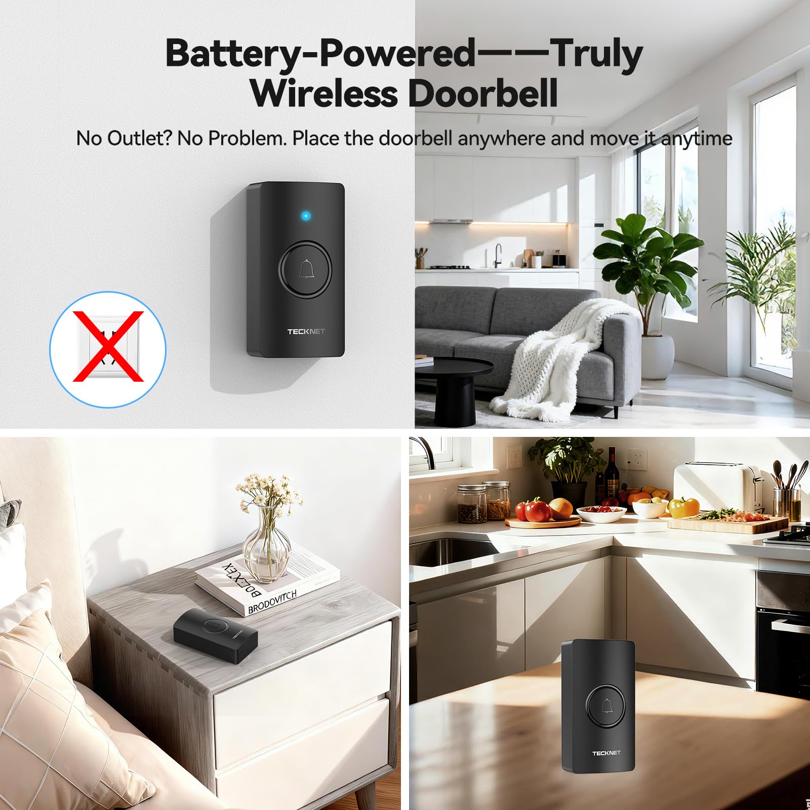 TECKNET memory function recalls last melody and volume settings