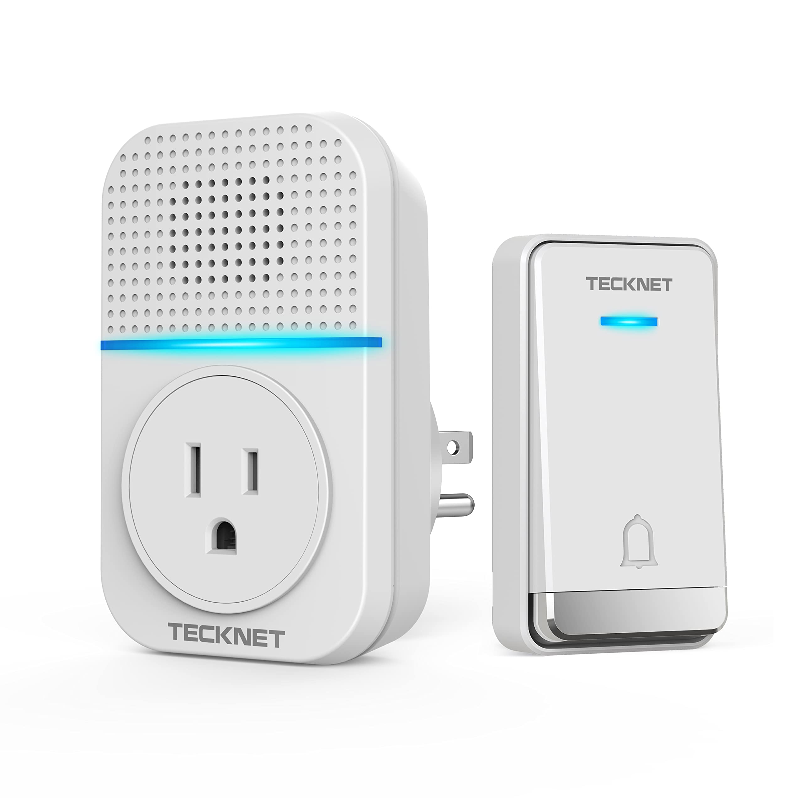 TECKNET doorbell transmitter IP66 weatherproof for durable outdoor use