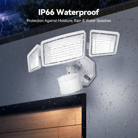 TECKNET continuous-on dusk-to-dawn mode provides hands-free lighting.
