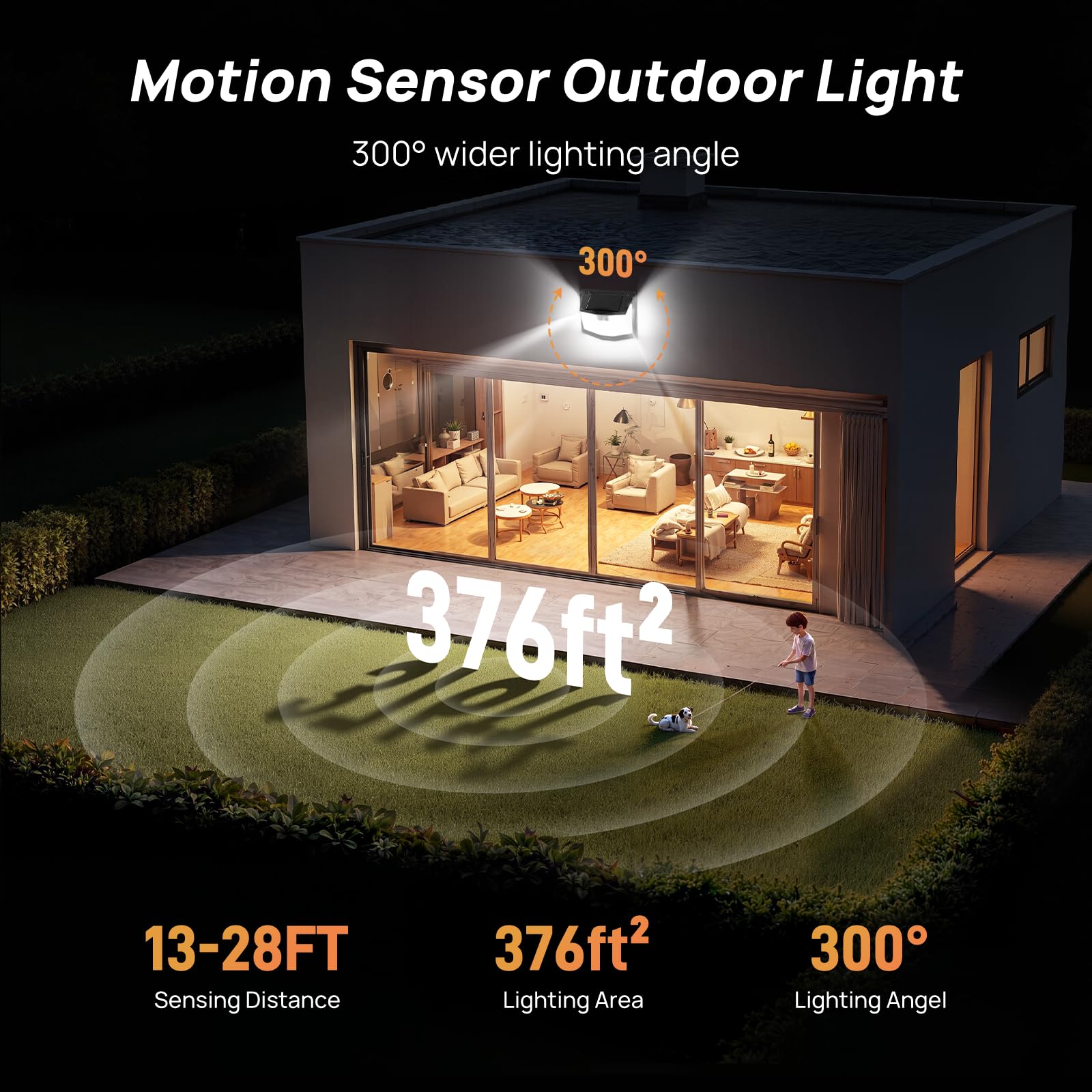 TECKNET IP66 housing guards against rain and dust for outdoor use.