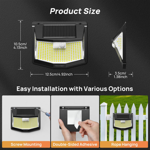 TECKNET six-pack setup covers multiple outdoor zones efficiently.