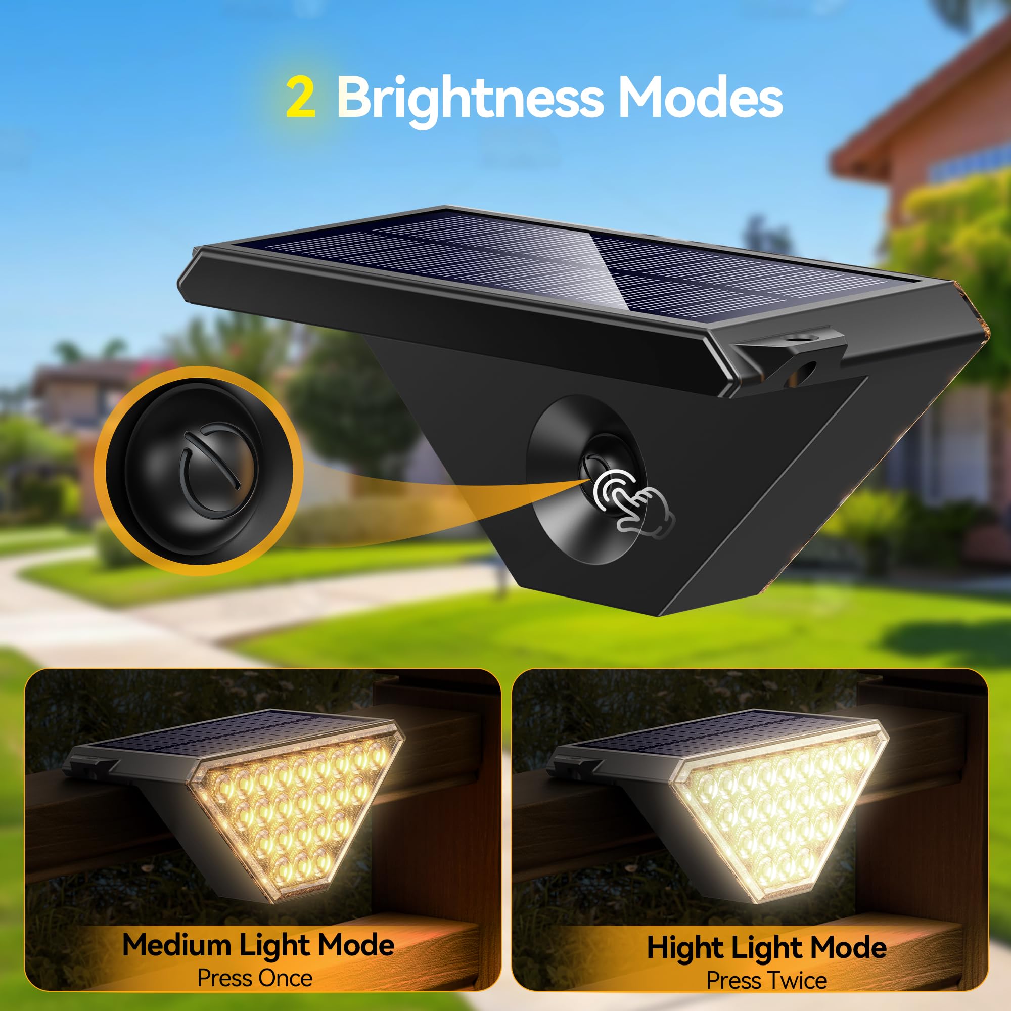 TECKNET IP67-rated outdoor light withstands rain and dust.