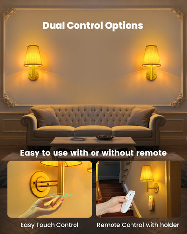 Tecomlight removable fabric shade with magnet attachment for easy maintenance
