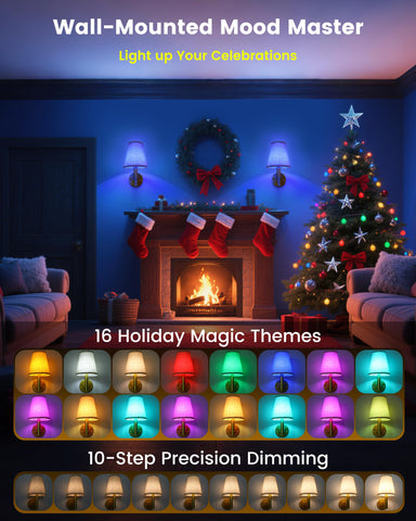 Tecomlight RGB color-changing ambient light for mood lighting
