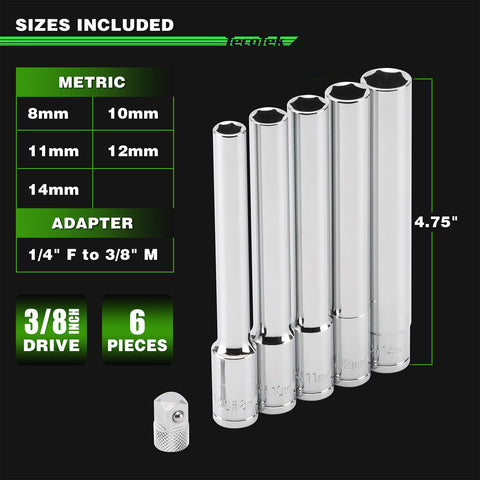TecoTek 6-point design distributing load on flats for grip