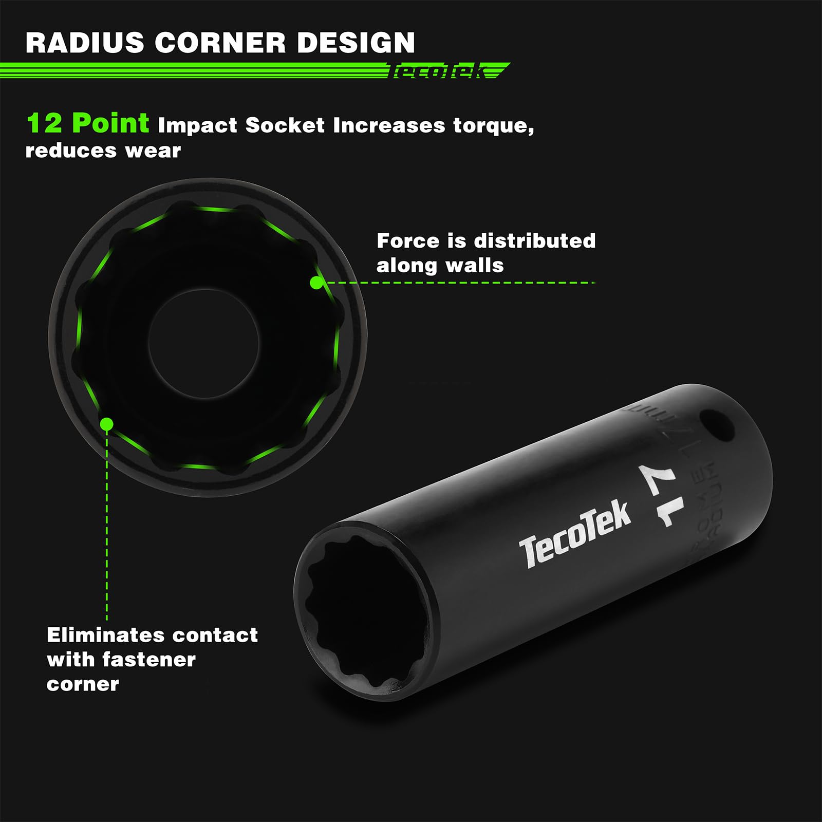TecoTek extension bars 3, 5, 10 inches for extra reach