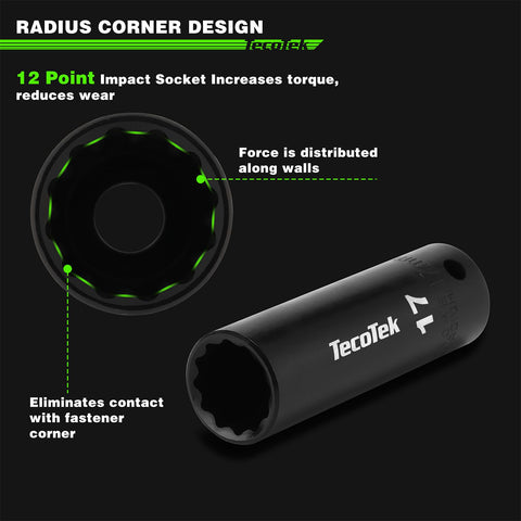 TecoTek extension bars 3, 5, 10 inches for extra reach