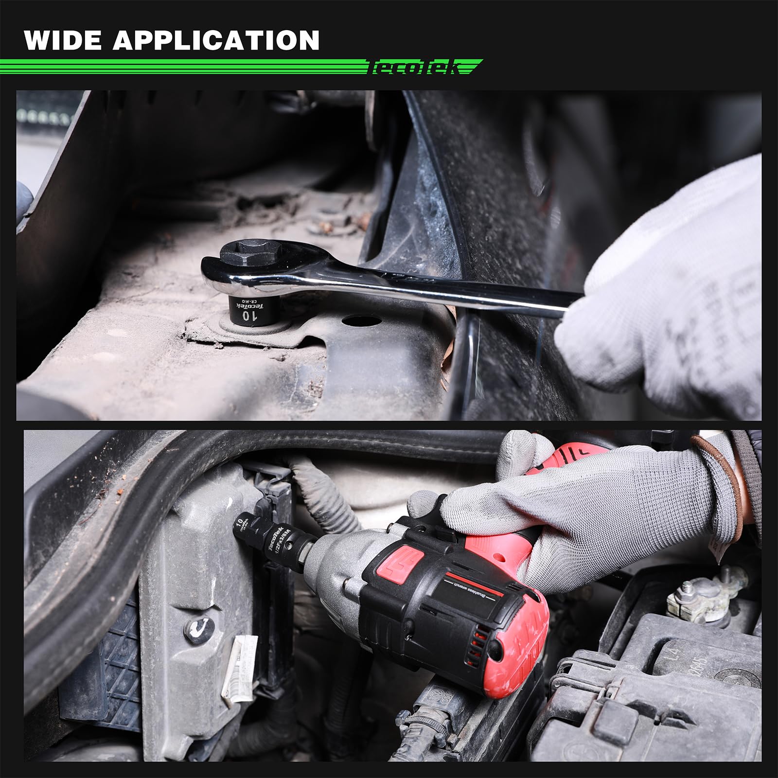 TecoTek heavy-duty storage case keeps tools organized on job sites.