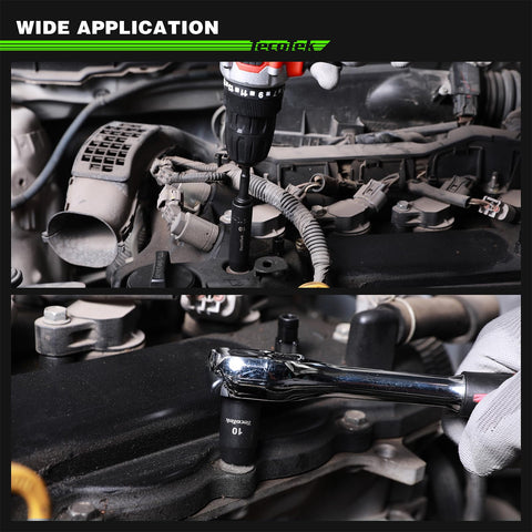 Compatible with impact wrenches for faster, easier work